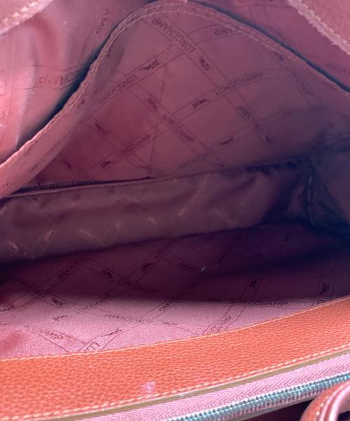 LONGCHAMP（ロンシャン）LONGCHAMP (ロンシャン) 2WAYレザートートバッグ ブラウンの古着・服飾アイテム