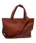 LONGCHAMP（ロンシャン）の古着「2WAYレザートートバッグ」｜ブラウン