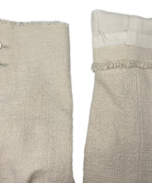 R’IAM-PLAGE（リアムプラージュ）R’IAM-PLAGE (リアムプラージュ) ツィードショートジャケット アイボリー サイズ:36の古着・服飾アイテム