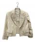 R’IAM-PLAGE（リアムプラージュ）の古着「ツィードショートジャケット」｜アイボリー