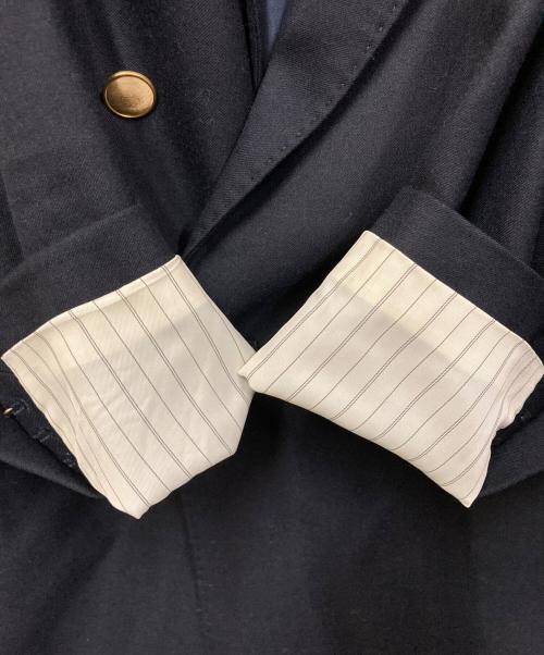 Spick and Span（スピックアンドスパン）Spick and Span (スピックアンドスパン) ウールブレンドダブルブレストジャケット ネイビー サイズ:SIZE 38の古着・服飾アイテム