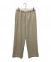 Spick and Span（スピック＆スパン）の古着「ダブルクロスイージーパンツ」｜ベージュ
