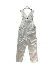 oblekt（オブレクト）の古着「デニムオーバーオール」｜ホワイト