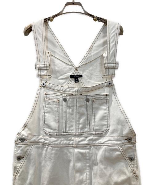 oblekt（オブレクト）oblekt (オブレクト) デニムオーバーオール ホワイト サイズ:ｓの古着・服飾アイテム