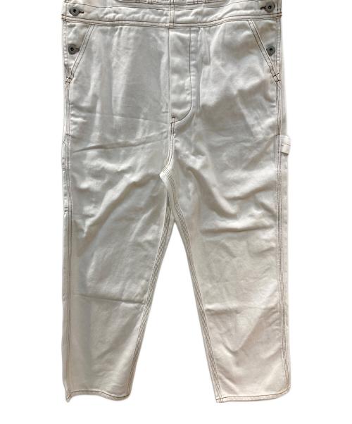 oblekt（オブレクト）oblekt (オブレクト) デニムオーバーオール ホワイト サイズ:ｓの古着・服飾アイテム