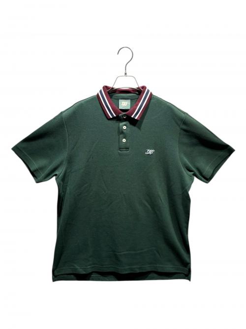 KITH（キス）KITH (キス) Wilson (ウィルソン) ロゴエンブロイダリーポロシャツ グリーン サイズ:Sの古着・服飾アイテム