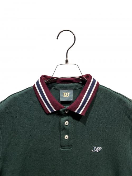 KITH（キス）KITH (キス) Wilson (ウィルソン) ロゴエンブロイダリーポロシャツ グリーン サイズ:Sの古着・服飾アイテム