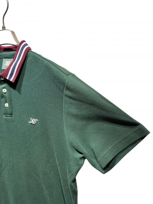 KITH（キス）KITH (キス) Wilson (ウィルソン) ロゴエンブロイダリーポロシャツ グリーン サイズ:Sの古着・服飾アイテム