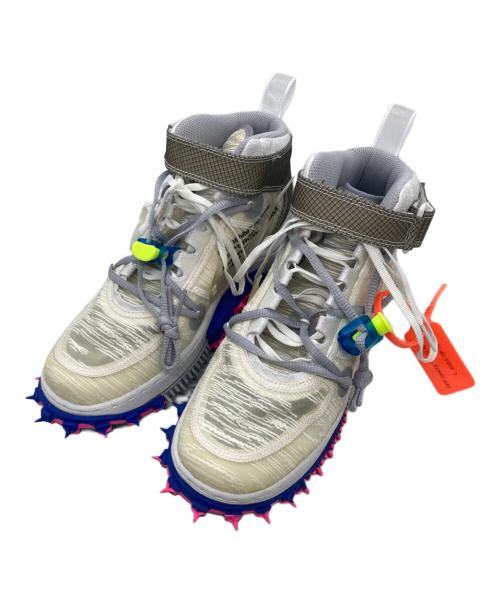 NIKE（ナイキ）NIKE (ナイキ) OFFWHITE (オフホワイト) ハイカットスニーカー アイボリー サイズ:25cmの古着・服飾アイテム