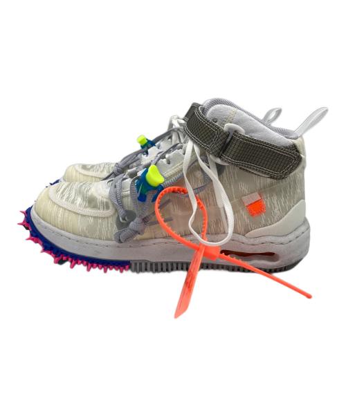 NIKE（ナイキ）NIKE (ナイキ) OFFWHITE (オフホワイト) ハイカットスニーカー アイボリー サイズ:25cmの古着・服飾アイテム