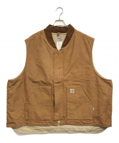 中古・古着通販】CarHartt (カーハート) ダックベスト ブラウン サイズ