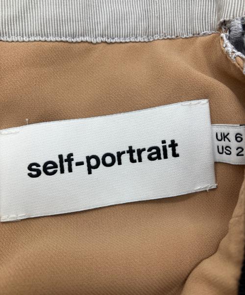 SELF PORTRAIT（セルフ ポートレイト）SELF PORTRAIT (セルフ ポートレイト) レースワンピース グレー サイズ:6の古着・服飾アイテム