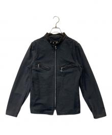 Schott（ショット）の古着「COTTON CAFE RACER JKT コットンカフェレーサージャケット 3122002」｜ブラック