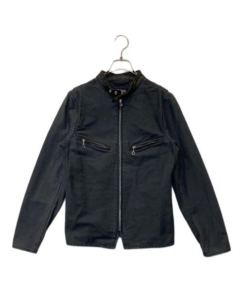 Schott（ショット）Schott (ショット) COTTON CAFE RACER JKT コットンカフェレーサージャケット 3122002 ブラック サイズ:Sの古着・服飾アイテム