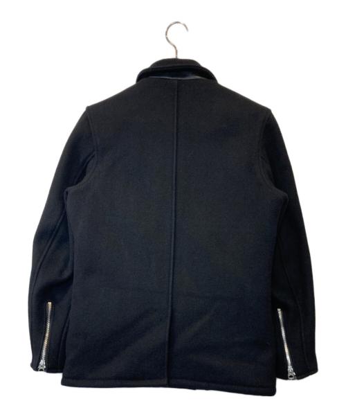 Schott（ショット）Schott (ショット) ジップフロントウールPコート　7068 ブラック サイズ:32の古着・服飾アイテム