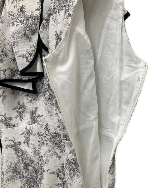 Snidel（スナイデル）Snidel (スナイデル) ラッフルボレロパイピングワンピース ブラック×ホワイト サイズ:1の古着・服飾アイテム