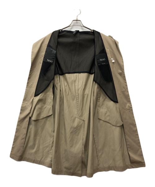 HEVO（イーヴォ）Hevo (イーヴォ) シングルベルテッドコート ベージュ サイズ:44の古着・服飾アイテム