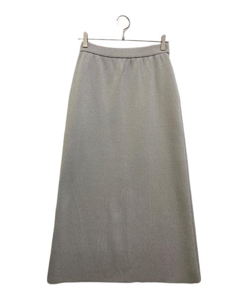 CLOTH&CROSS（クロスアンドクロス）CLOTH&CROSS (クロスアンドクロス) ラメニットスカート グレー サイズ:2の古着・服飾アイテム
