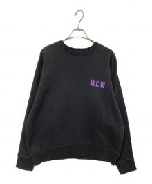 Americana×MICA&DEAL（アメリカーナ×マイカアンドディール）の古着「M.C.Wロゴスウェット」｜チャコールグレー