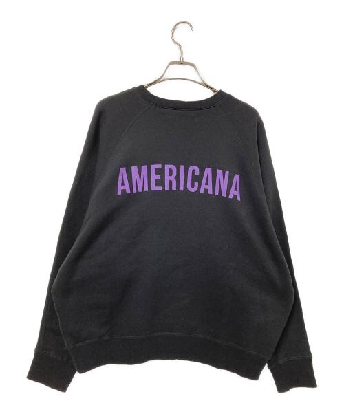 Americana（アメリカーナ）Americana (アメリカーナ) MICA&DEAL (マイカアンドディール) M.C.Wロゴスウェット チャコールグレー サイズ:FREEの古着・服飾アイテム