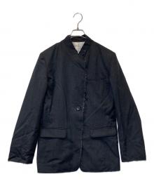 Little suzie（リトルスージー）の古着「Wool Twill Unhemmed Tailored Jacket ウールツイルアンヘムドテーラードジャケット」｜グレー