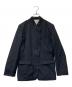 little Suzie（リトルスージー）の古着「Wool Twill Unhemmed Tailored Jacket ウールツイルアンヘムドテーラードジャケット」｜グレー