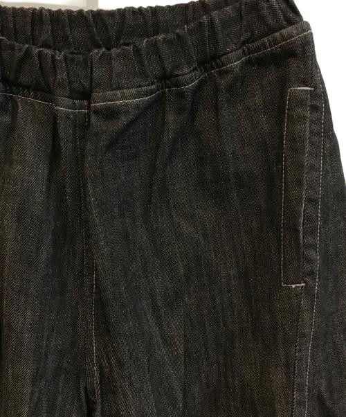 Y's for living（ワイズフォーリビング）Y'S for living (ワイズフォーリビング) イージーデニムパンツ ブラック サイズ:Freeの古着・服飾アイテム