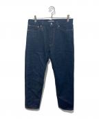 uniform experimentユニフォームエクスペリメント）の古着「WASHED SLIM FIT JEANS　25SS　UE-250012」｜インディゴ
