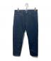 uniform experiment（ユニフォームエクスペリメント）の古着「WASHED SLIM FIT JEANS　25SS　UE-250012」｜インディゴ