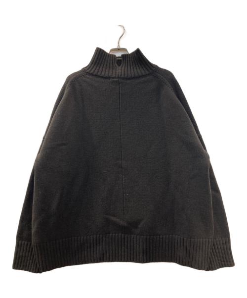 CINOH（チノ）CINOH (チノ) モックネック ミドルゲージ オーバーニット ブラウン サイズ:38の古着・服飾アイテム