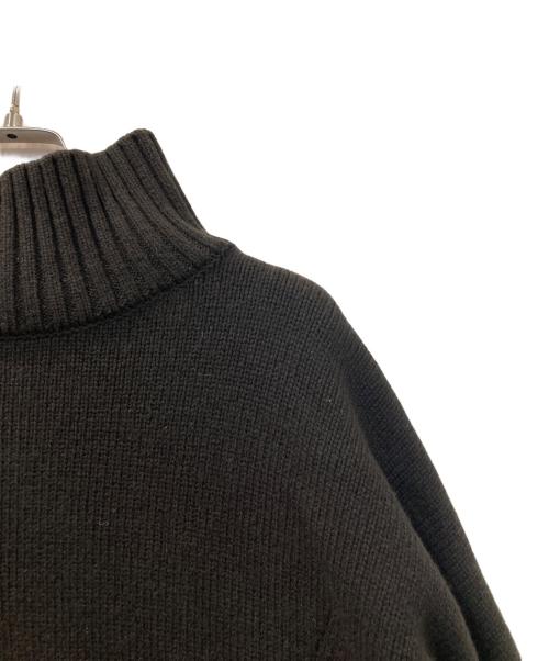 CINOH（チノ）CINOH (チノ) モックネック ミドルゲージ オーバーニット ブラウン サイズ:38の古着・服飾アイテム