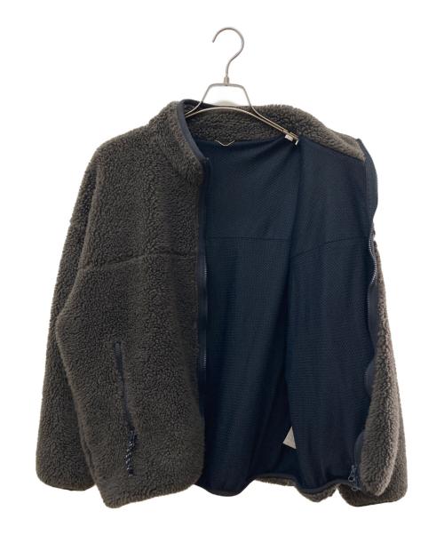 DEUXIEME CLASSE（ドゥーズィエム クラス）Deuxieme Classe (ドゥーズィエム クラス) ボアブルゾン ブラウン サイズ:-の古着・服飾アイテム