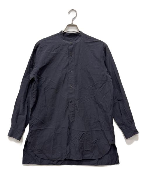 COMOLI（コモリ）COMOLI (コモリ) バンドカラーシャツ ブラック サイズ:2の古着・服飾アイテム