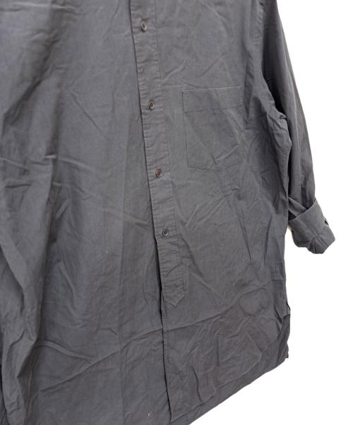 COMOLI（コモリ）COMOLI (コモリ) バンドカラーシャツ ブラック サイズ:2の古着・服飾アイテム