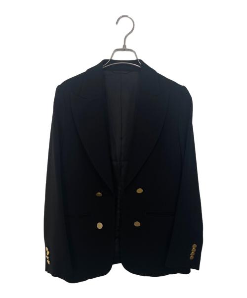 l'heritage martinique（レリタージュ マルティニーク）l'heritage martinique (レリタージュ マルティニーク) W/Eダブルクロスピークドラペルジャケット ブラック サイズ:Fの古着・服飾アイテム