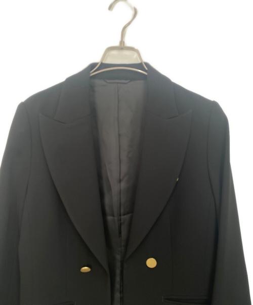 l'heritage martinique（レリタージュ マルティニーク）l'heritage martinique (レリタージュ マルティニーク) W/Eダブルクロスピークドラペルジャケット ブラック サイズ:Fの古着・服飾アイテム