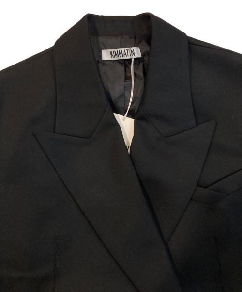 KIMMATIN（キムマーティン）KIMMATIN (キムマーティン) BELTED DOUBLE JACKET ブラック サイズ:FREEの古着・服飾アイテム