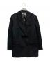 KIMMATIN（キムマーティン）の古着「BELTED DOUBLE JACKET」｜ブラック
