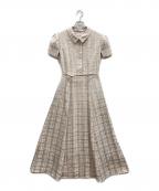 HER LIP TOハーリップトゥ）の古着「Annecy Belted Dress」｜ピンク