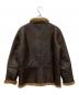 SLOWGUN (スロウガン) ムートンジャケット ブラウン サイズ:3：27000円