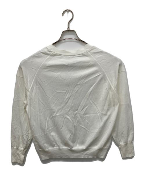 L’Appartment DEUXIEME CLASSE（アパルトモン ドゥーズィエムクラス）L’Appartment DEUXIEME CLASSE (アパルトモン ドゥーズィエムクラス) BASIC KNIT V PULLOVER ホワイト サイズ:Freeの古着・服飾アイテム