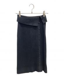 Calvin Klein Jeans（カルバンクラインジーンズ）の古着「A-FOLD OVER SWEATER SK」｜ブラック