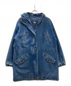 ANDY JOHNSアンディ・ジョンズ）の古着「デニムモッズコート」｜インディゴ