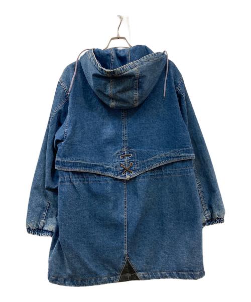 ANDY JOHNS（アンディ・ジョンズ）andy johns (アンディ・ジョンズ) デニムモッズコート インディゴ サイズ:Lの古着・服飾アイテム