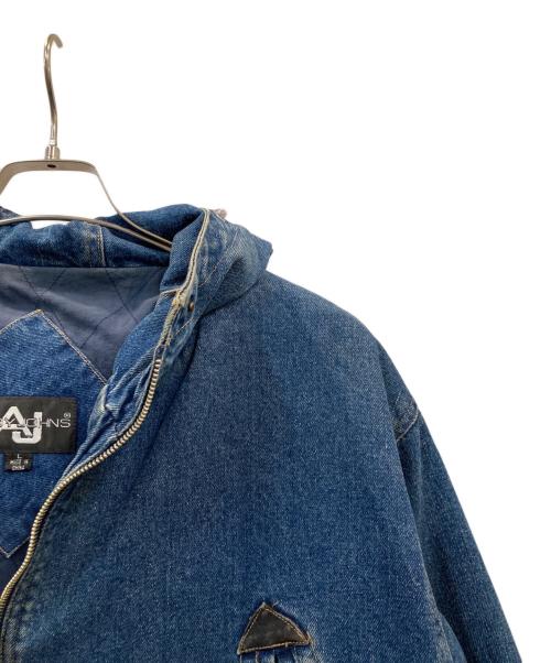 ANDY JOHNS（アンディ・ジョンズ）andy johns (アンディ・ジョンズ) デニムモッズコート インディゴ サイズ:Lの古着・服飾アイテム