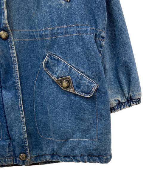 ANDY JOHNS（アンディ・ジョンズ）andy johns (アンディ・ジョンズ) デニムモッズコート インディゴ サイズ:Lの古着・服飾アイテム