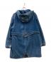 andy johns (アンディ・ジョンズ) デニムモッズコート インディゴ サイズ:L：4000円