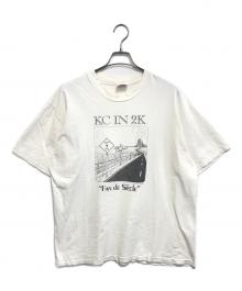 Hanes（ヘインズ）の古着「アートプリントTシャツ」｜ホワイト