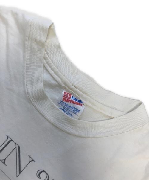 Hanes（ヘインズ）Hanes (ヘインズ) アートプリントTシャツ ホワイト サイズ:XLの古着・服飾アイテム