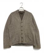 traveloトラベロ）の古着「ポケ付 ウールカーディガン」｜ブラウン